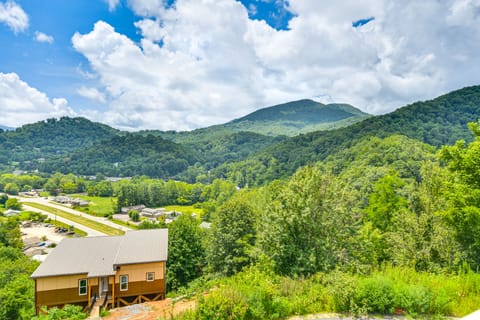Cozy 2BR/2BA Mtn Escape w/ views in Maggie Valley Apartment in Ivy Hill