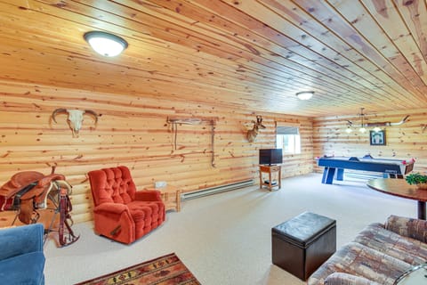 Furnished Deck, Black Hills View: 'Lazy U' Retreat House in West Custer Township
