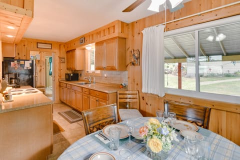 Lakefront Retreat w/ Pedal Boat & Dock in Kalkaska House in Michigan