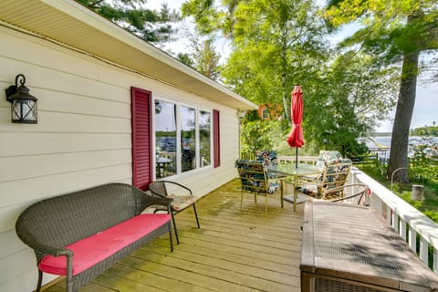 Lakefront Retreat w/ Pedal Boat & Dock in Kalkaska House in Michigan