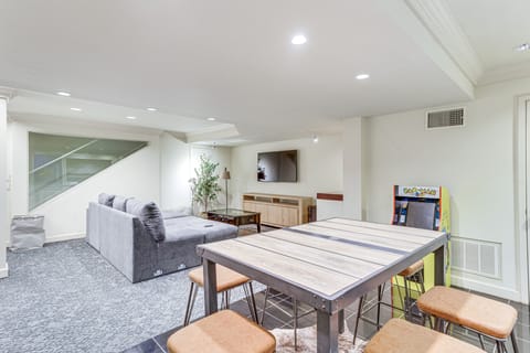 1 Mi to OU! Group Getaway w/ Game Room, Pool House in Norman