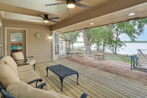 Bring Your Boat! Lakefront Home w/ Dock in Grove House in Grove