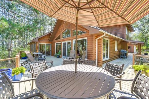 Waterfront Escape on Big Sand Lake w/ Private Dock House in Wisconsin