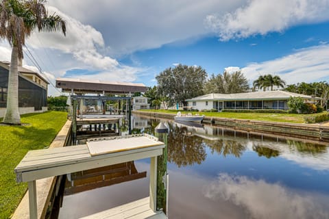 Waterfront Retreat w/ Boat Dock & Yard in Ft Myers House in Iona