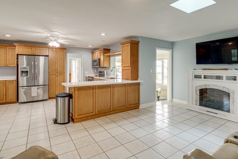 Canal-Front Retreat w/ Boat Dock on Merritt Island House in Merritt Island