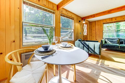 Walk to Skykomish River: Wooded Escape w/ Fire Pit House in Baring