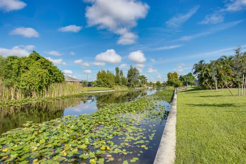 Family Home w/ Patio & Canal Views in Cape Coral! House in Cape Coral