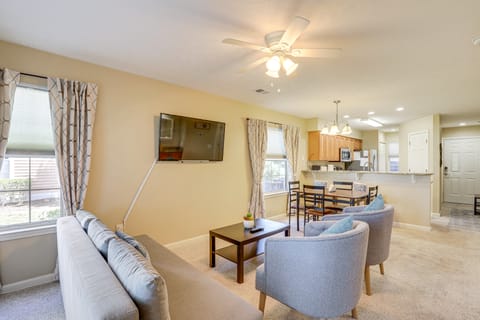 Steps to Pool + Golf! Family Myrtle Beach Retreat Apartment in Carolina Forest