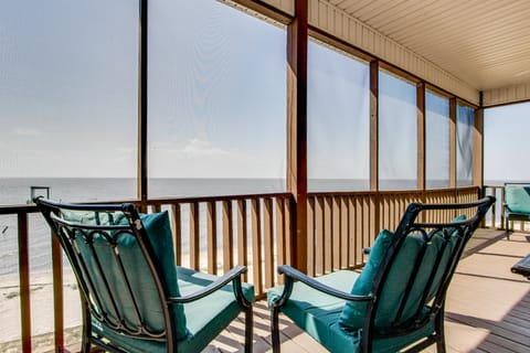 Private Beach & Views! Stilted Ocean Springs Home House in Mississippi