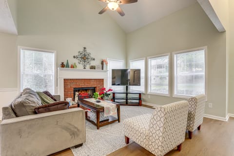 Hike, Golf, Explore: Home 10 Mi to Lake Lanier! House in Buford