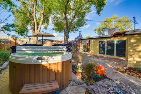 Rustic Adobe-Style Home w/ Hot Tub in Santa Fe House in Santa Fe