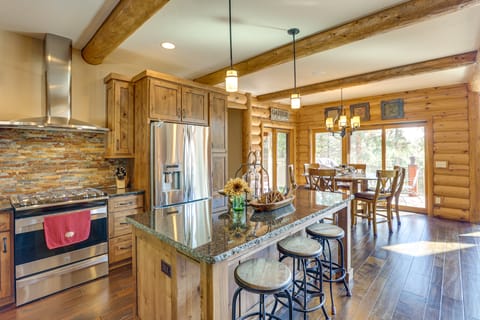 Hike, Fish & More: Grand Cabin w/ Decks in Sturgis House in North Lawrence