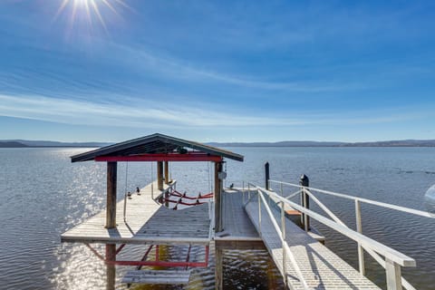 Panoramic Views! Home w/ Boat Slip on Clear Lake House in Lucerne