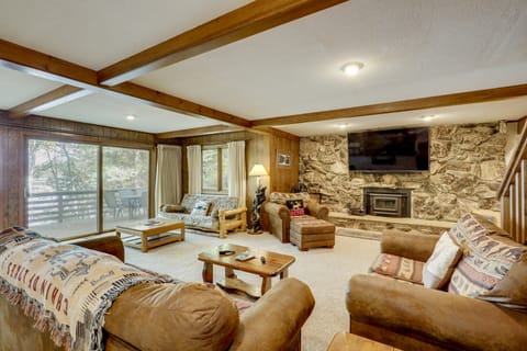 Big Portage Lake Home: Deck, Dock, Fire Pit House in Wisconsin