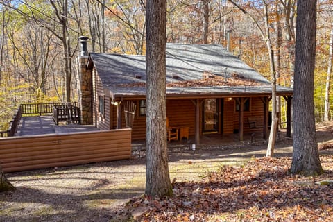 Lake Access & Hot Tub! Serene Rockbridge Cabin House in Perry Township