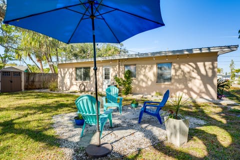 Walk to Sand & Sun! Breezy Indian Rocks Beach Home House in Indian Rocks Beach