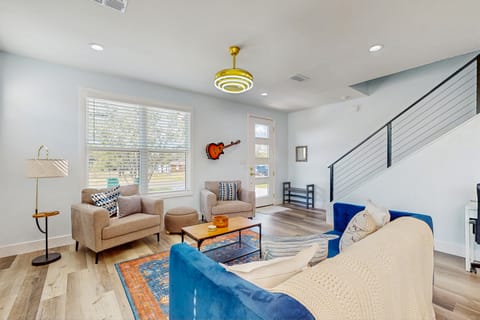 Modern Living in Texas! Home 2 Blocks to Lake LBJ House in Granite Shoals