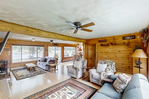 Dock + Lakefront! Family-Friendly Michigan Getaway House in Albert