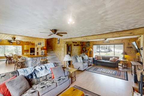 Dock + Lakefront! Family-Friendly Michigan Getaway House in Albert