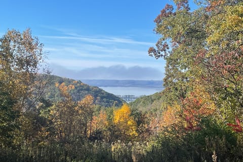 Hot Tub, River Views! Luxurious Wisconsin Retreat House in Iowa