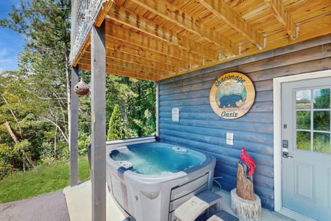 1 Mi to Douglas Lake! Mtn-View Haven w/ Hot Tub House in Douglas Lake