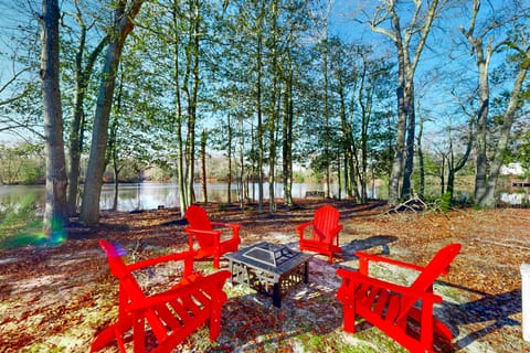 Dock, Game Room! Riverfront Retreat in Seaford House in Sussex County