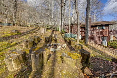 Dog-Friendly Cabin 6 Mi to Cataloochee Skiing! House in Maggie Valley