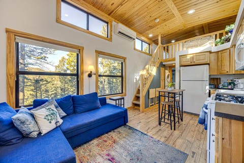 Private Hot Tub & Deck: Woodland Park Tiny Home! House in Woodland Park