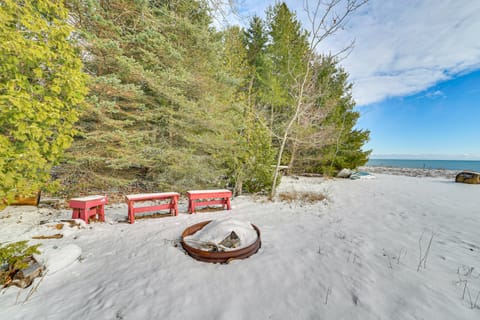On-Site Trails & Private Beach! Lake Huron Retreat House in Michigan
