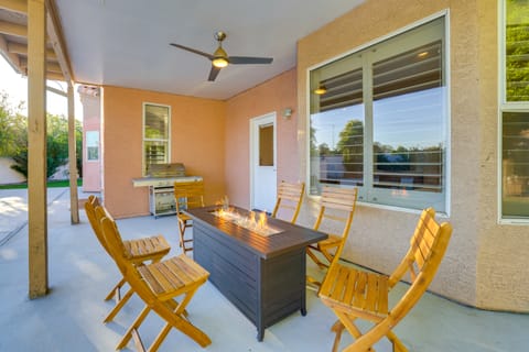 Pool + Patio: West Chandler Villa Retreat Villa in Chandler