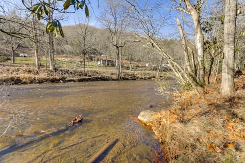 Riverfront Cabin w/ Mtn Views in Robbinsville House in Cheoah