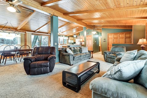 Waterfront Petenwell Lake Home w/ Private Dock House in Petenwell Lake