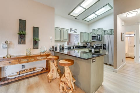 Fenced Outdoor Space: Modern Sedona Home By Hiking House in Village of Oak Creek