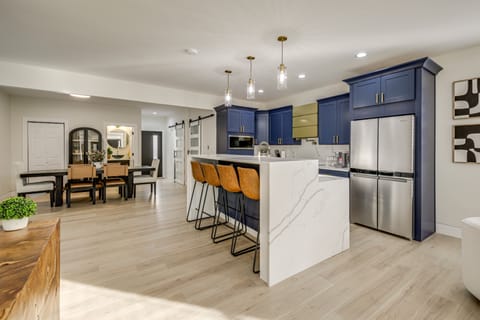 Home Theater + Rooftop Deck! Fountain Sq Stunner House in Indianapolis