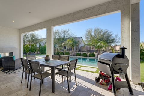 Hot Tub & Community Perks! Sleek Goodyear Retreat House in Goodyear