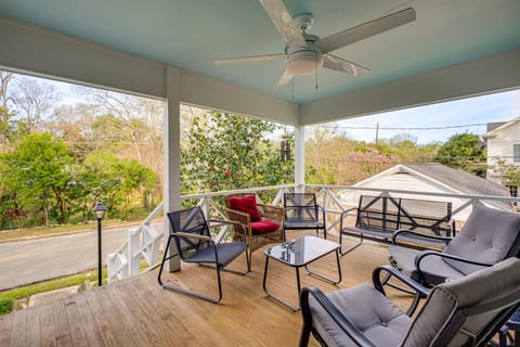 Walk to Historic Dtwn Laurel: Quiet Home w/ Porch House in Mississippi