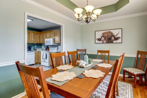 Near Tims Ford Lake: Peaceful Retreat w/ Patio House in Tennessee