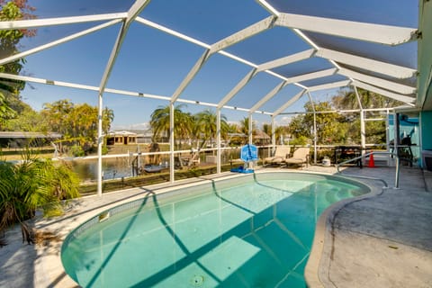 Heated Pool & Boat Dock! Port Charlotte Getaway House in Port Charlotte