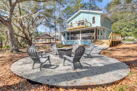 Outdoor Oasis + Tidal Creek Views: Yemassee Escape House in Jasper County