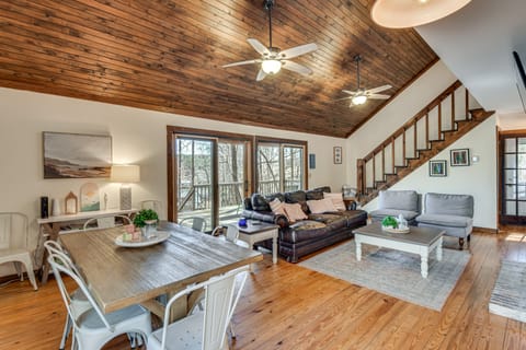 On-Site Lake Keowee Fun! Wooded Basecamp w/ Dock House in Lake Hartwell