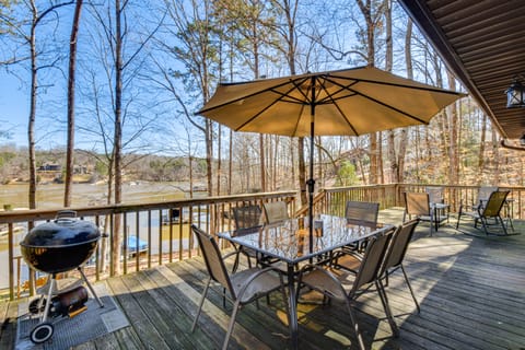 On-Site Lake Keowee Fun! Wooded Basecamp w/ Dock House in Lake Hartwell