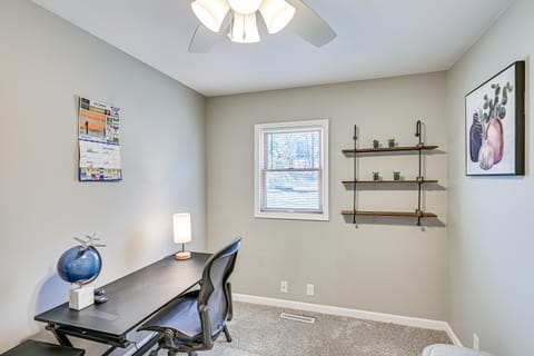 Steps to Cedar Lake! Group Getaway w/ Game Room House in Indiana