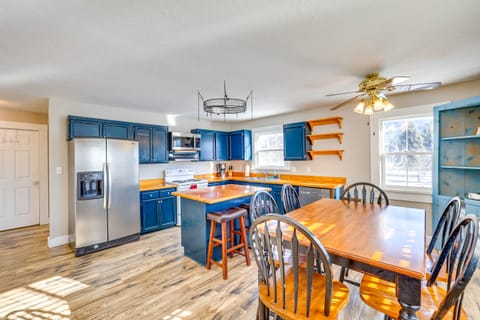 On-Site Creek & Trails: Huge Garden Valley Estate House in Salmon River