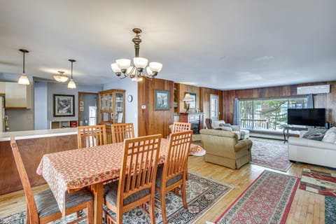 Group Friendly! Riverfront Waupaca Retreat w/ Yard House in Wisconsin