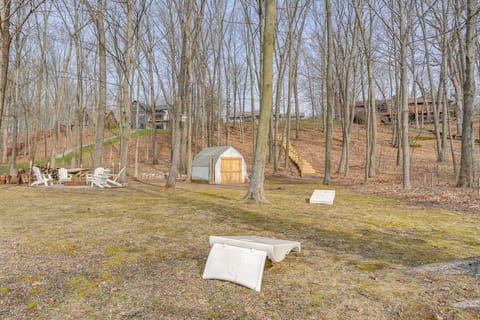 Expansive Lakefront! Allegan Hideaway w/ Game Room House in Michigan