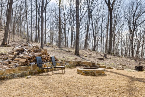Deck, Sauna & Mtn View! Fort Payne Cabin House in Alabama