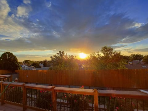 Sunset views from the back patio