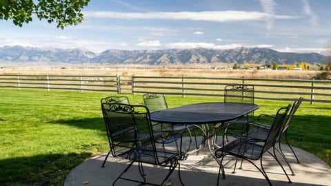 Backyard Patio, Mountain Views