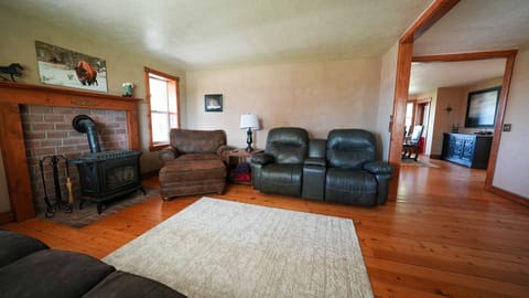 Main Level Living Room with Fireplace