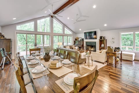 South Haven Vacation Rental | 4BR | 3BA | 4,600 Sq Ft | Stairs Required